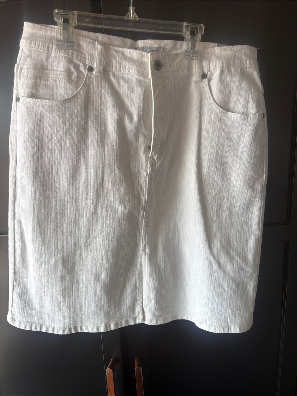 Chico's White Denim Skort